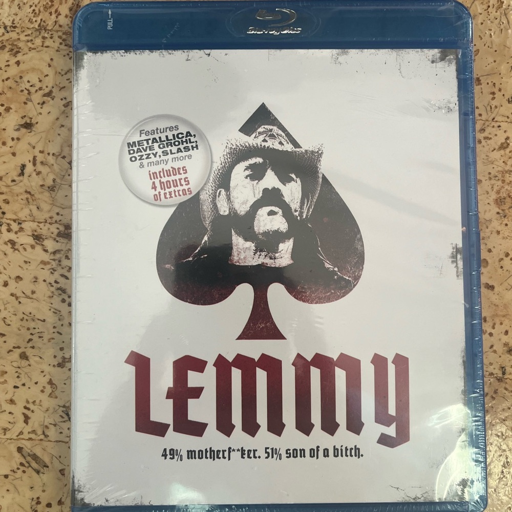 Lemmy Blu-ray Disc - White/Black Packaging
METALLICA,OZZY, SLASH